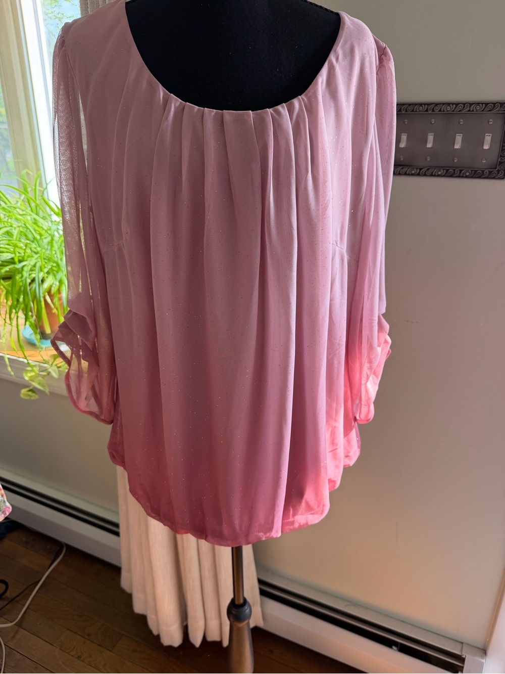 Sara Michelle Dusty Rose Knit Top
